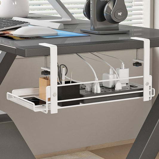 1pc Under Desk Cable Management Tray - Organize Wires and Cables with Ease